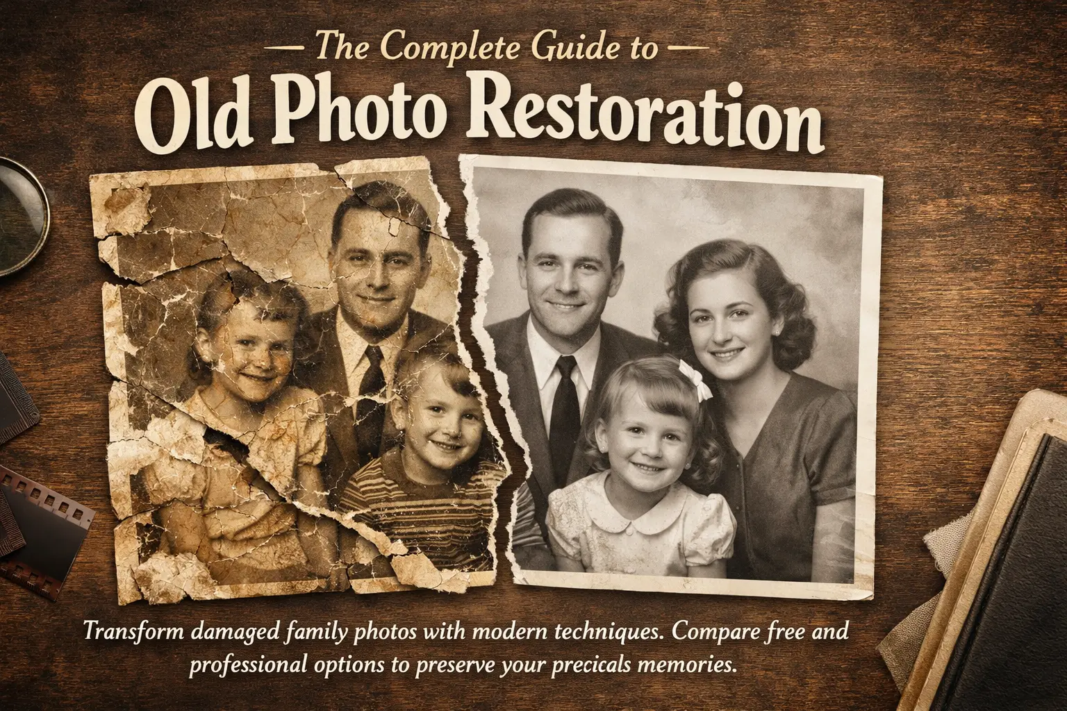 The Complete Guide to Old Photo Restoration: Preserve Your Family Memories Forever The Complete Guide to Old Photo Restoration: Preserve Your Family Memories Forever